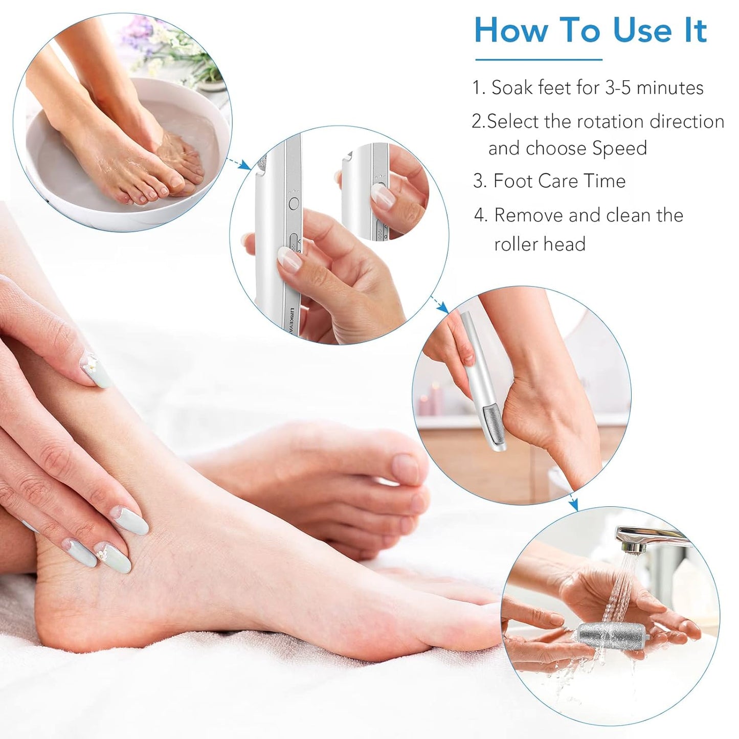 SmoothMagic™ Portable Electric Feet Callus Remover - VIP