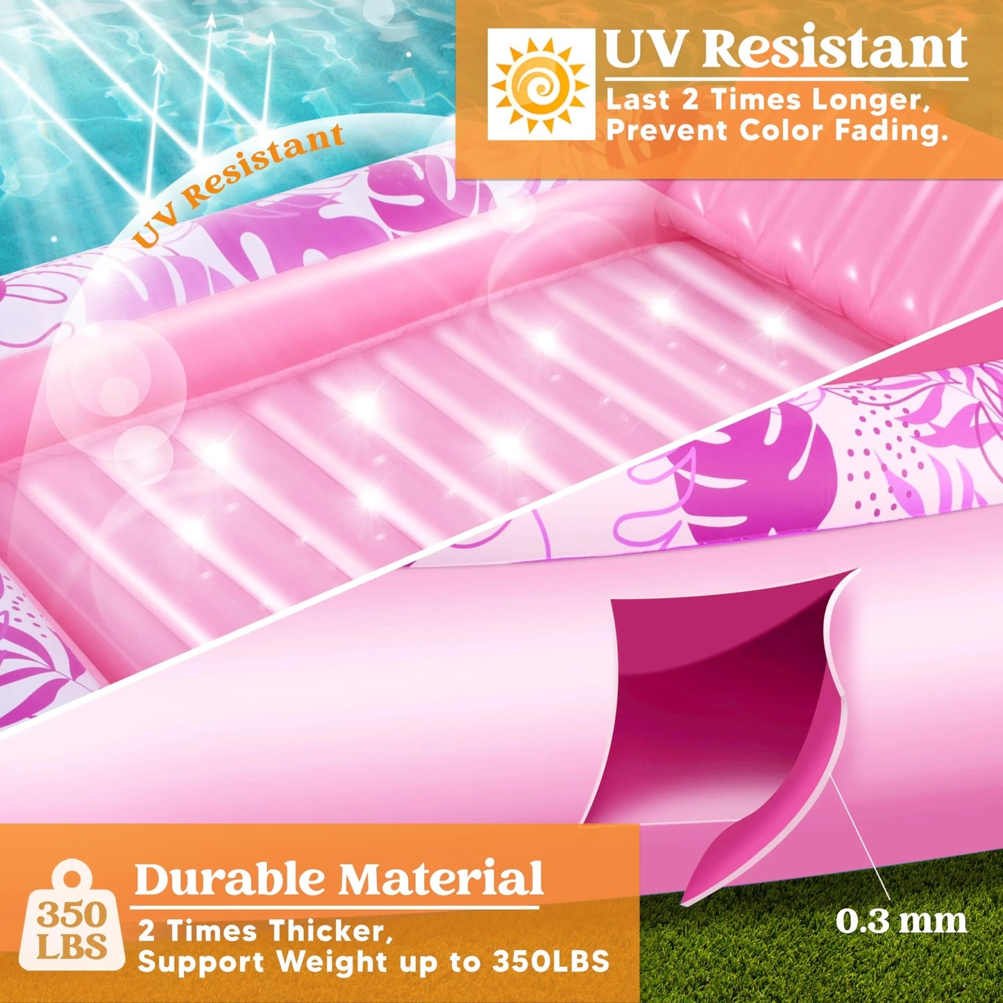 Pink Paradise Pool Lounger - VIP