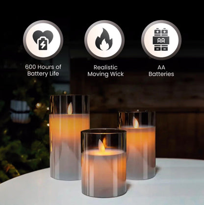 Home-a-Glow | Realistic Flameless Candle Set - 1 PER CUSTOMER ONLY - VIP