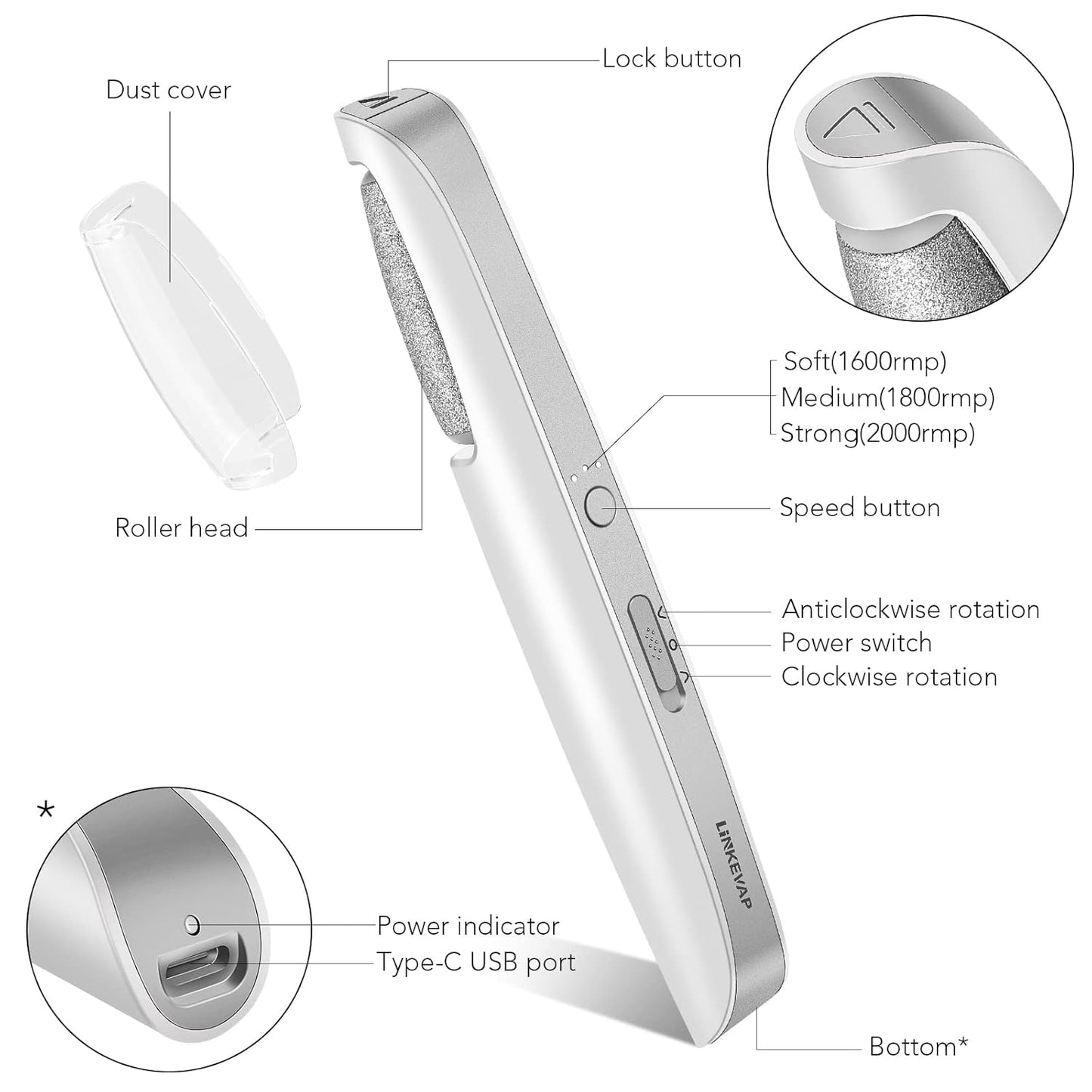 SmoothMagic™ Portable Electric Feet Callus Remover - VIP
