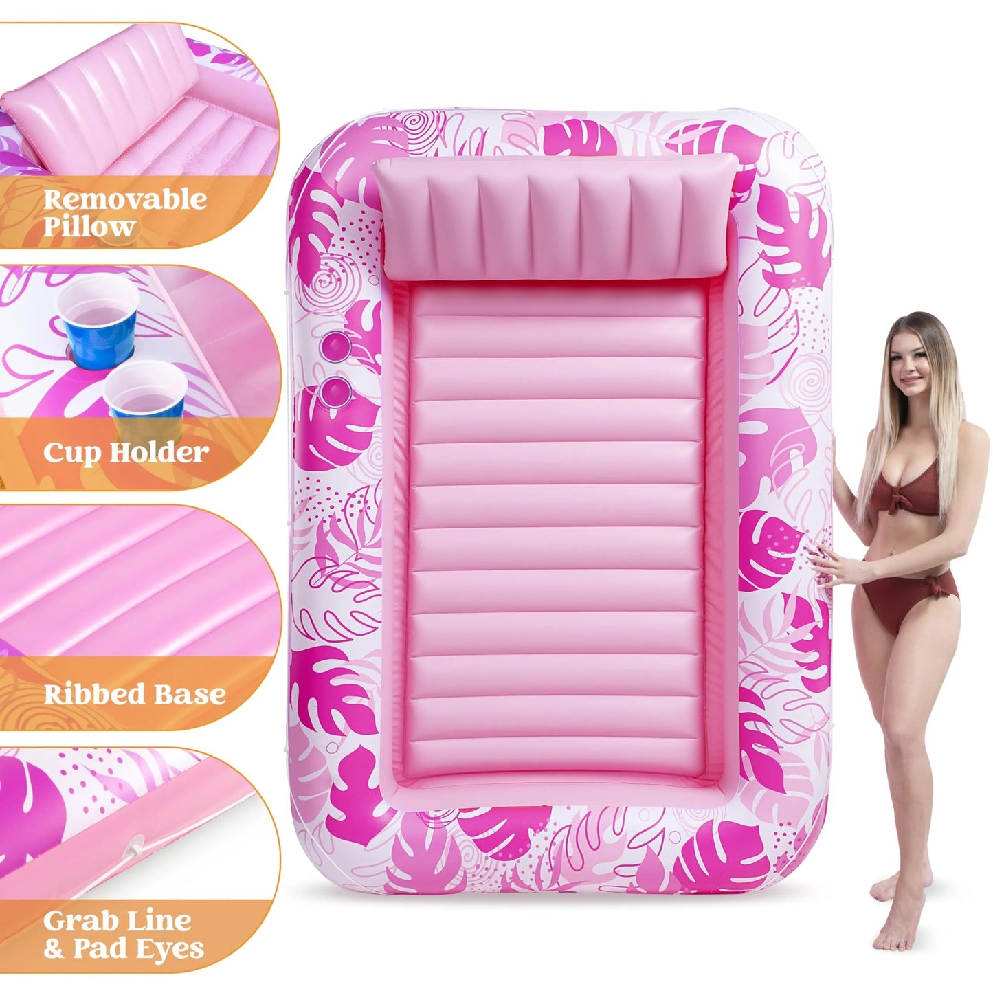 Pink Paradise Pool Lounger - VIP