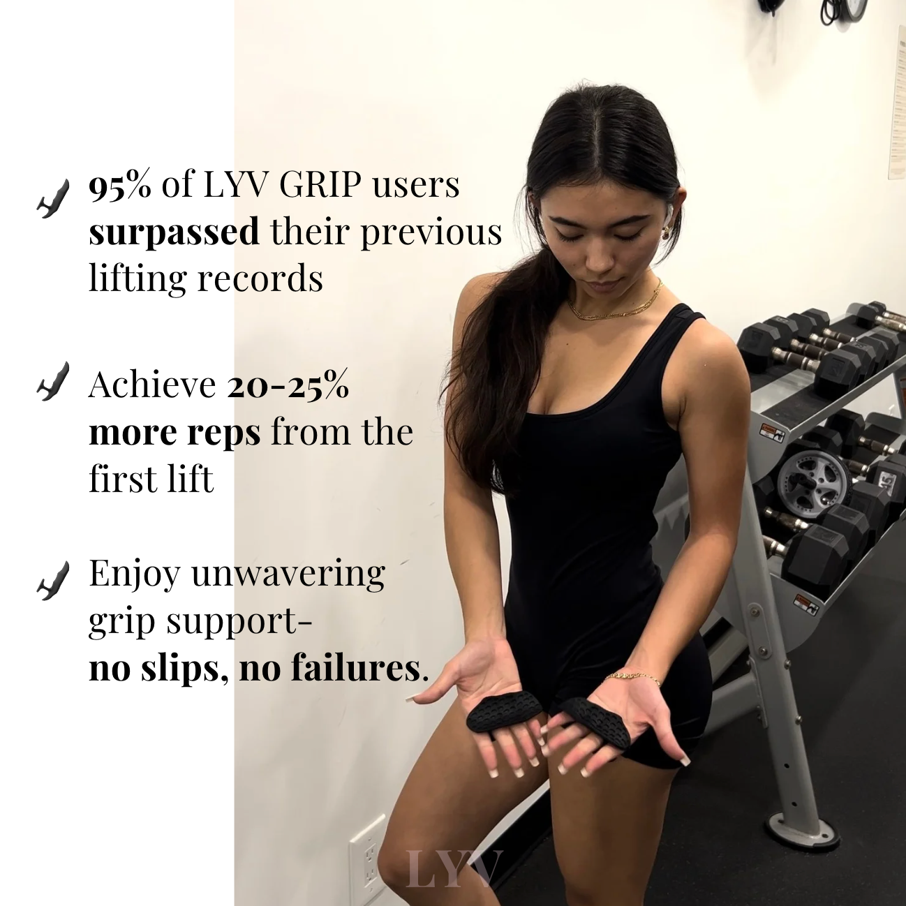 LYV Grips: Power Lifting Support - VIP