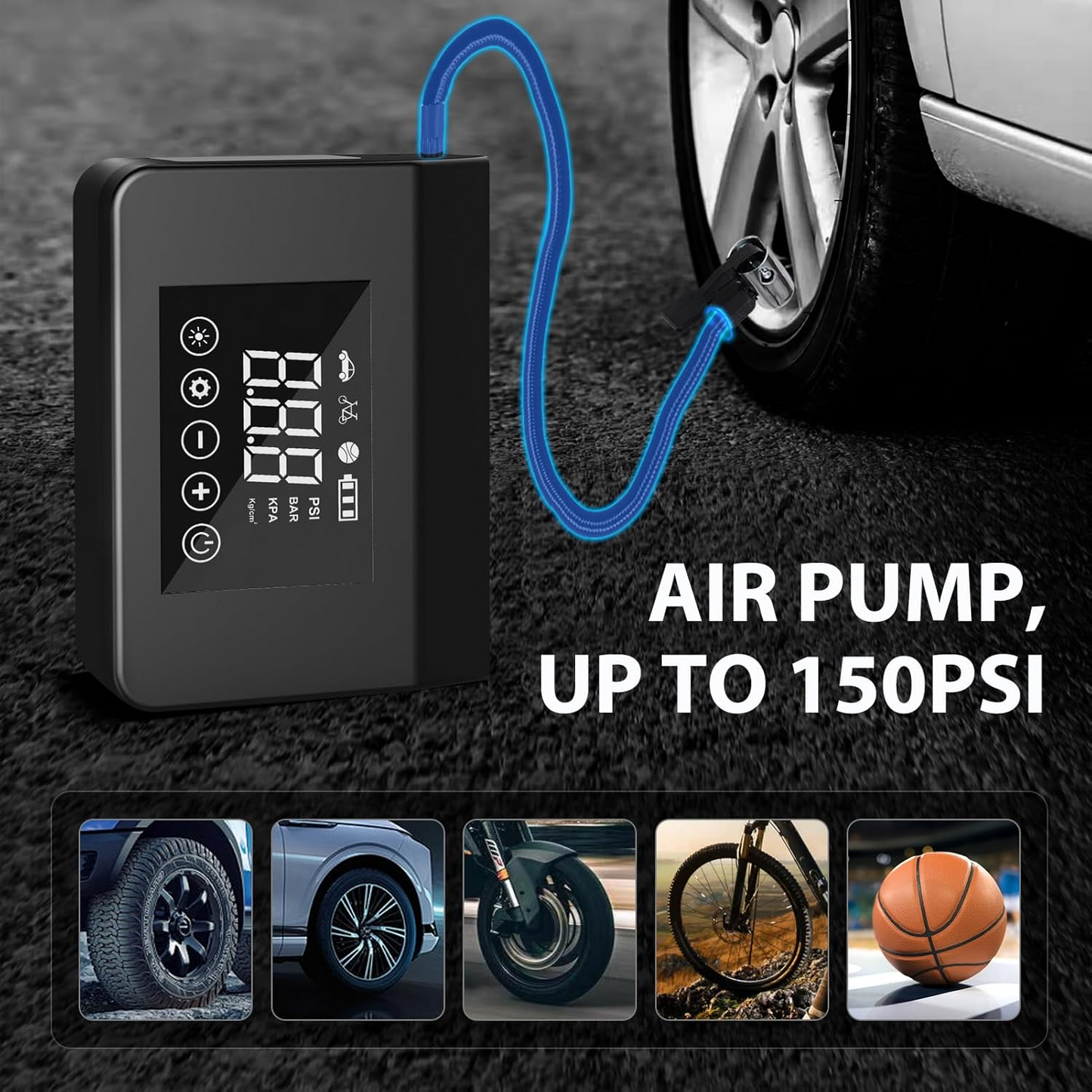 Ultimate Car Power Kit | Portable Car Jump Starter with Air Compressor - VIP