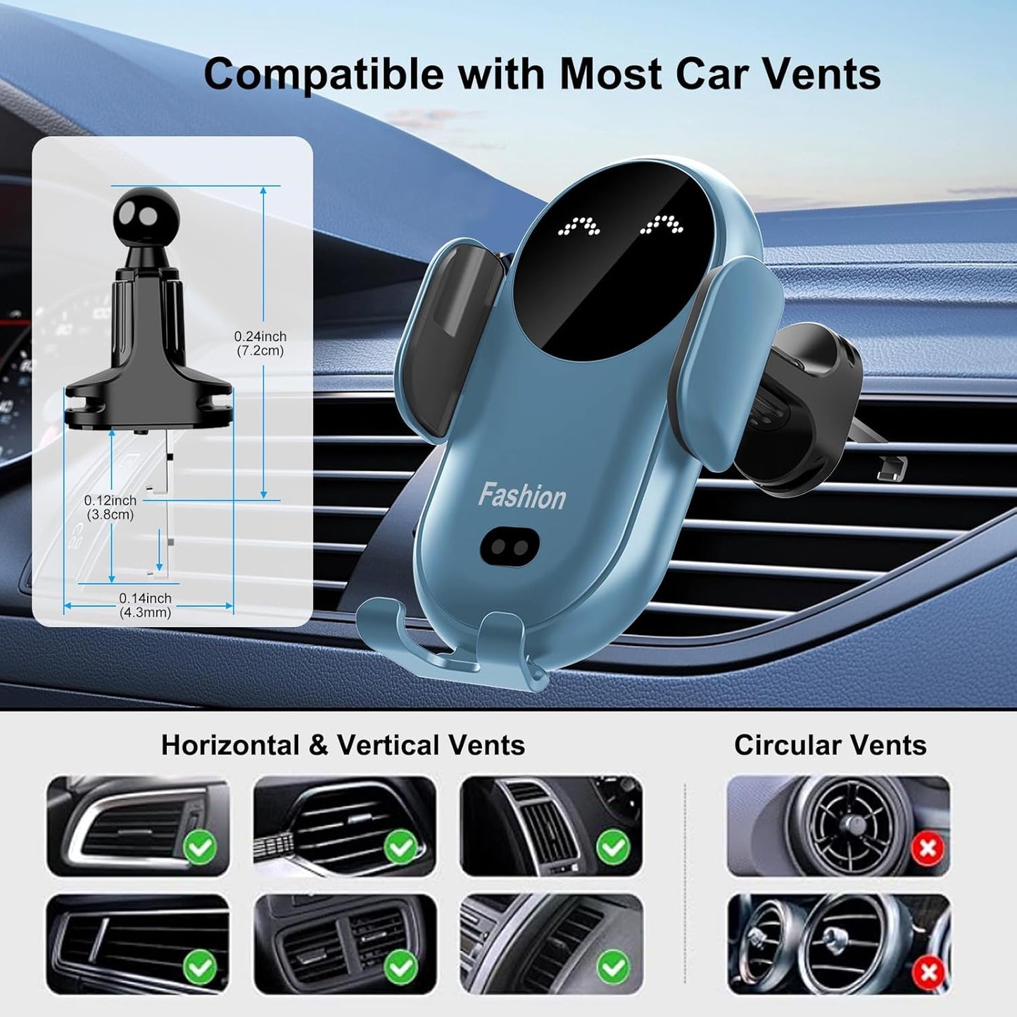 Smiley™  Robot Car Phone Mount - VIP