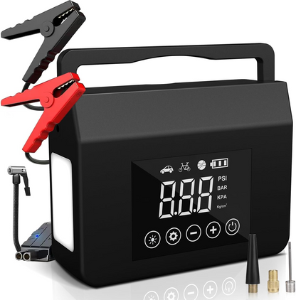 Ultimate Car Power Kit | Portable Car Jump Starter with Air Compressor - VIP